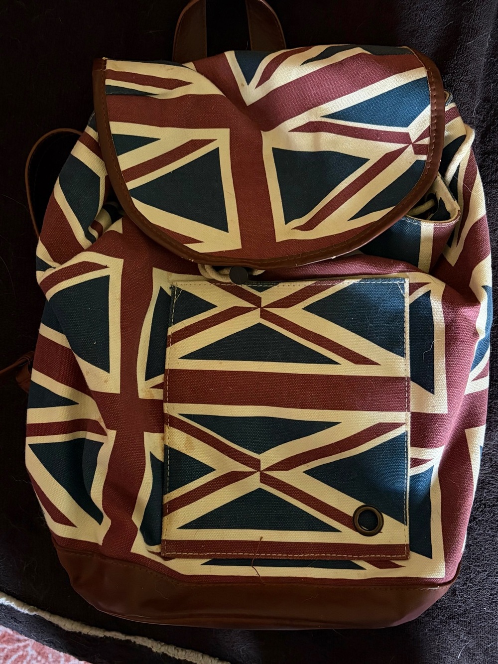 Mossimo Supply Co. Canvas Union Jack Backpack